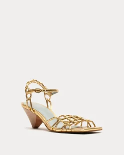 Frances Valentine Alexandra Chain Link Sandal> Heels | Sandals
