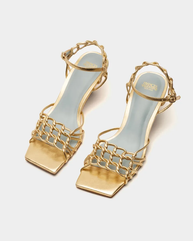 Frances Valentine Alexandra Chain Link Sandal> Heels | Sandals