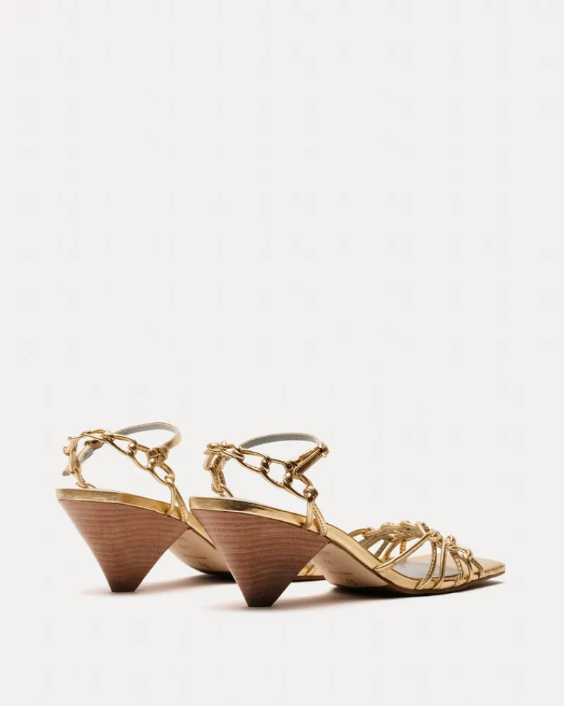 Frances Valentine Alexandra Chain Link Sandal> Heels | Sandals