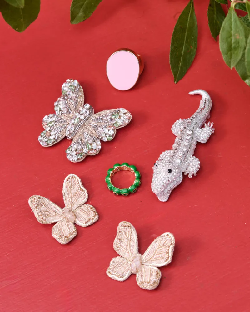 Frances Valentine Alligator On Ice Brooch> Jewelry