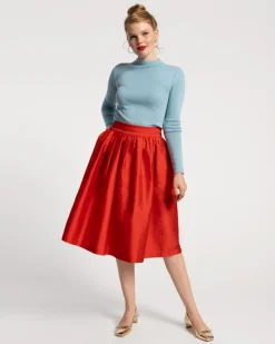Frances Valentine Barbara Gathered Midi Skirt> Skirts & Shorts