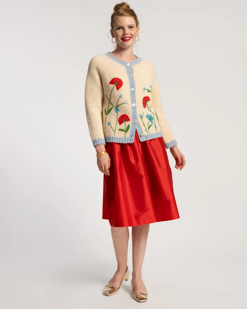 Frances Valentine Barbara Gathered Midi Skirt> Skirts & Shorts