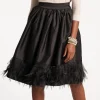Frances Valentine Barbara Midi Feather Skirt> Skirts & Shorts