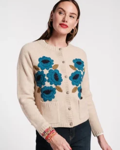 Frances Valentine Bouquet Flower Cardigan> Sweaters
