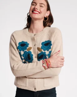 Frances Valentine Bouquet Flower Cardigan> Sweaters