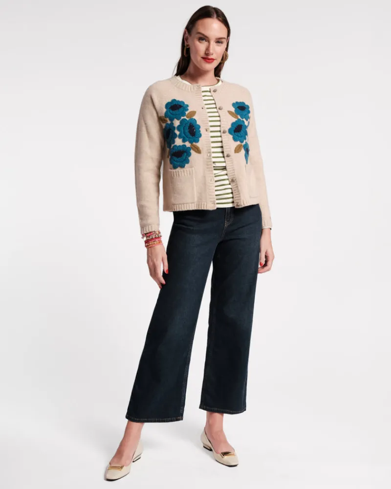 Frances Valentine Bouquet Flower Cardigan> Sweaters