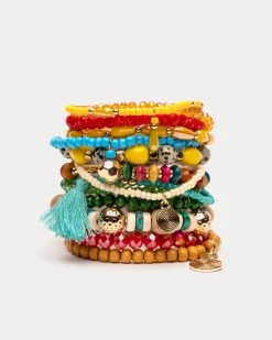 Frances Valentine Cabo Beaded Stacked Bracelet> Jewelry