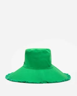 Frances Valentine Canvas Fringe Hat> Hats & Scarves