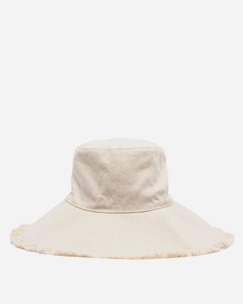 Frances Valentine Canvas Fringe Hat> Hats & Scarves
