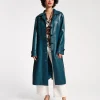 Frances Valentine Chelsea Faux Leather Trench Coat> Jackets