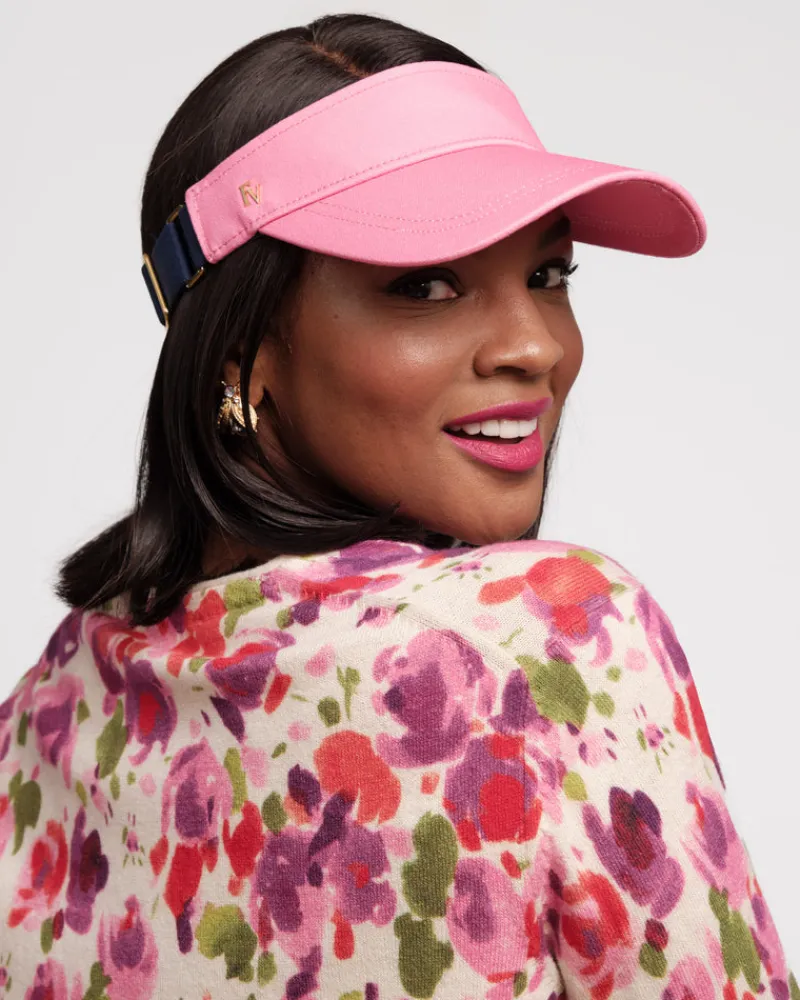 Frances Valentine Cotton Visor> Hats & Scarves
