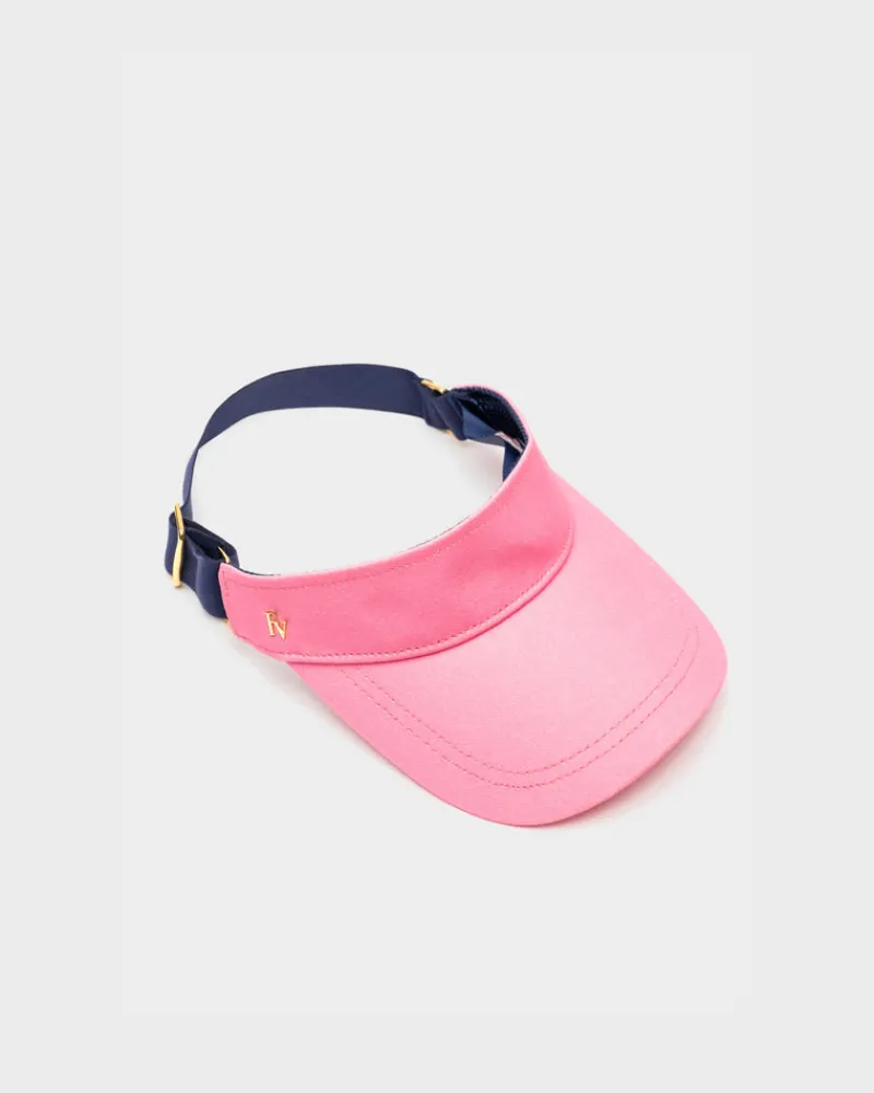 Frances Valentine Cotton Visor> Hats & Scarves