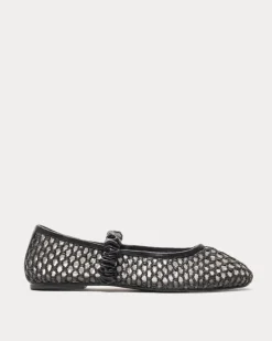 Frances Valentine Ella Raffia Ballet Flat><noscript><img width=