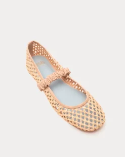 Frances Valentine Ella Raffia Ballet Flat><noscript><img width=