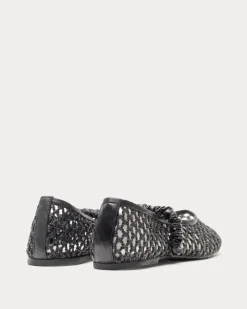 Frances Valentine Ella Raffia Ballet Flat><noscript><img width=