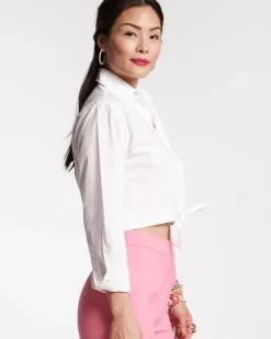 Frances Valentine Ellie Crop Button Down> Tops