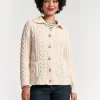 Frances Valentine Fisherman Cableknit Cardigan> Sweaters