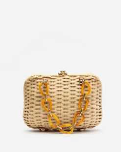 Frances Valentine Hen Wicker Basket> Basket Bags