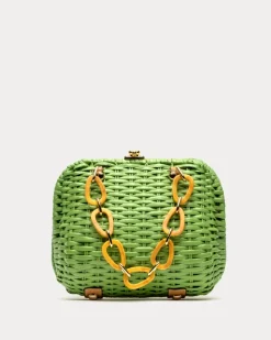 Frances Valentine Hen Wicker Basket> Basket Bags