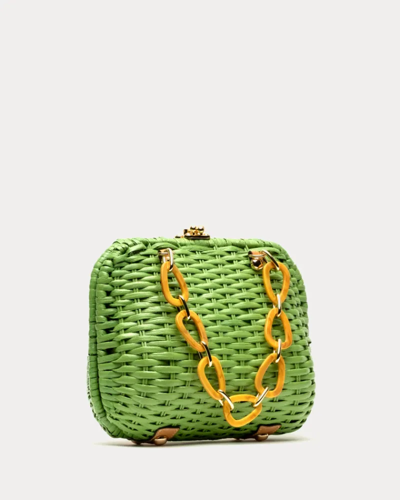 Frances Valentine Hen Wicker Basket> Basket Bags