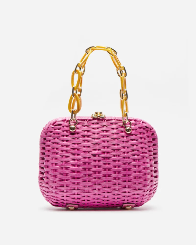 Frances Valentine Hen Wicker Basket> Basket Bags