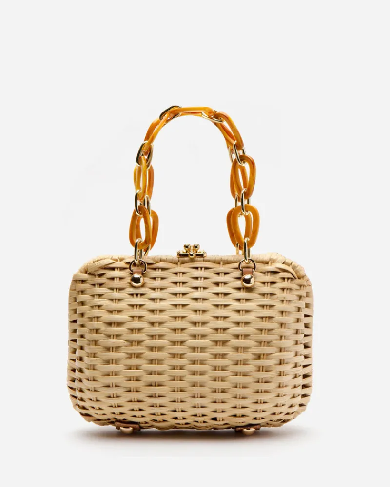 Frances Valentine Hen Wicker Basket> Basket Bags