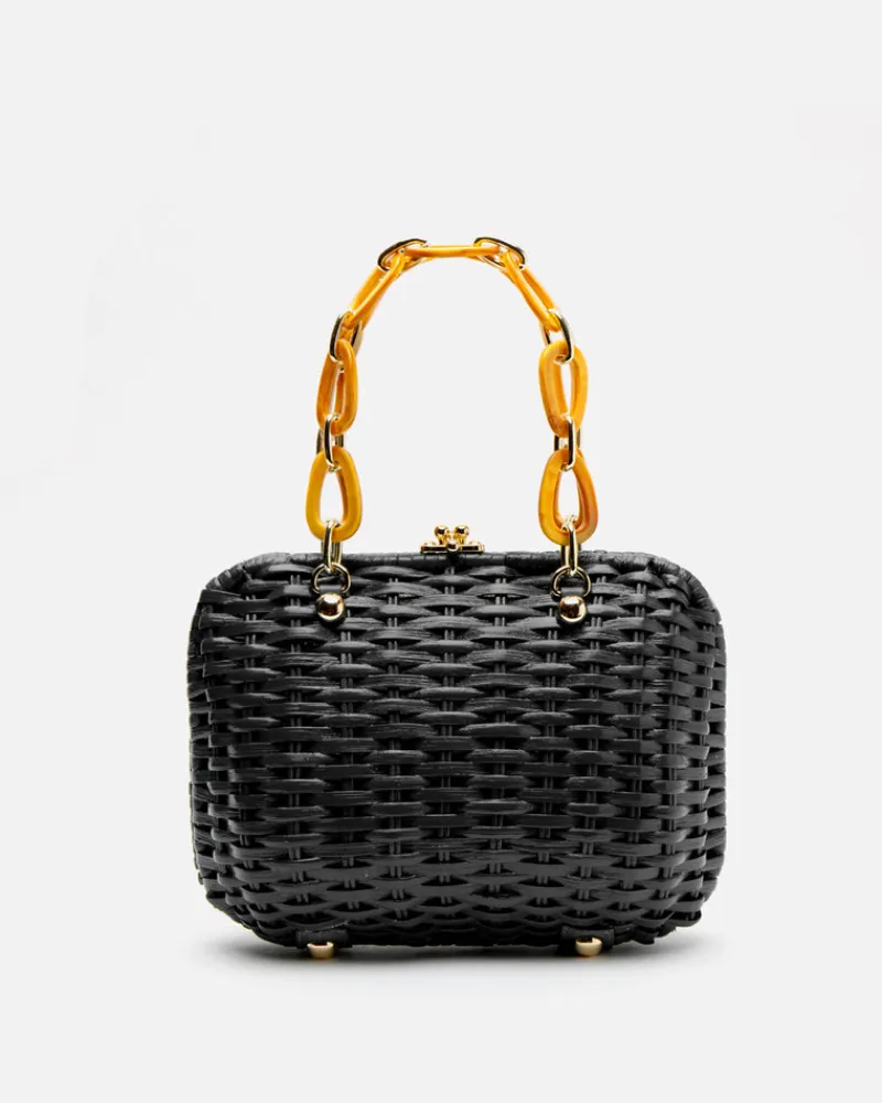 Frances Valentine Hen Wicker Basket> Basket Bags