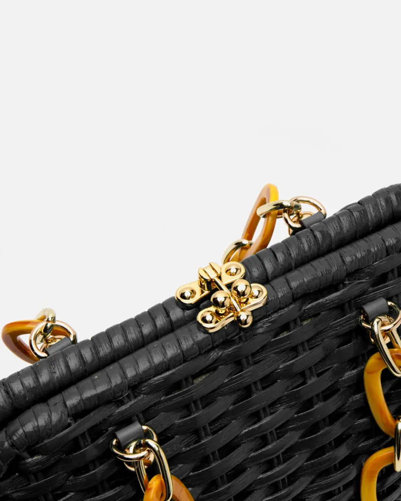 Frances Valentine Hen Wicker Basket> Basket Bags