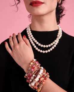 Frances Valentine Ibiza Beaded Stacked Bracelet> Jewelry