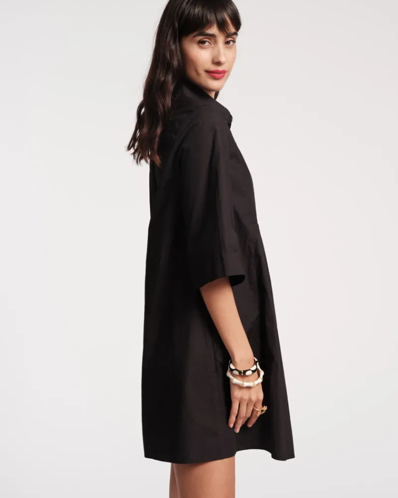Frances Valentine Isla Pleated Mini Shirtdress> Dresses