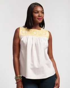Frances Valentine Jess Floral Embroidery Top> Tops