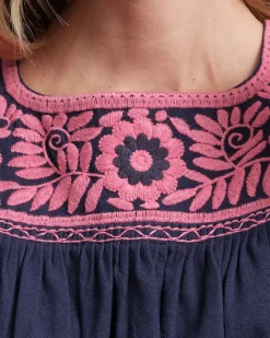 Frances Valentine Jess Floral Embroidery Top><noscript><img width=