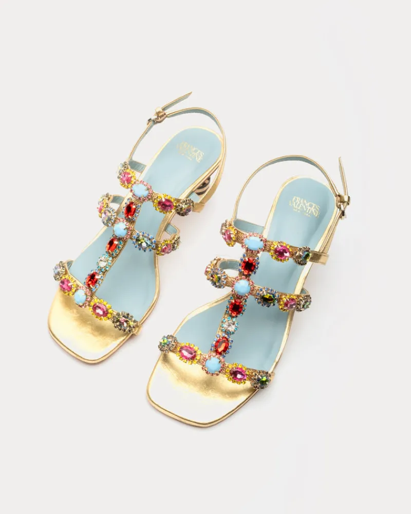 Frances Valentine Kiki Gem Heel> Heels | Sandals