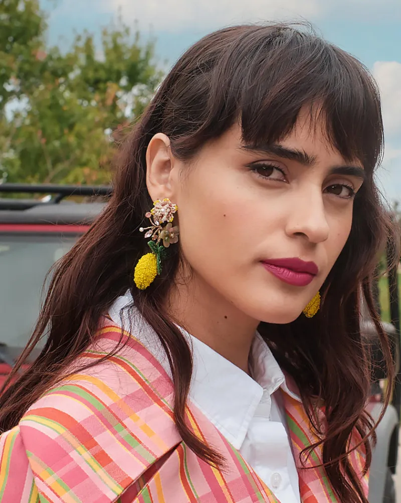 Frances Valentine Lemon Earrings> Jewelry