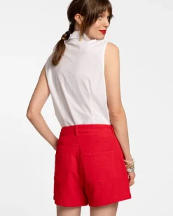Frances Valentine Lizzie Pointed Collar Shell><noscript><img width=
