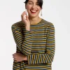 Frances Valentine Long Sleeve Striped Tee Shirt> Tops