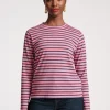 Frances Valentine Long Sleeve Striped Tee Shirt> Tops