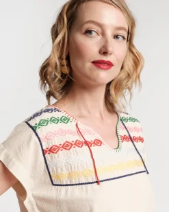Frances Valentine Lorna Embroidered Top> Tops