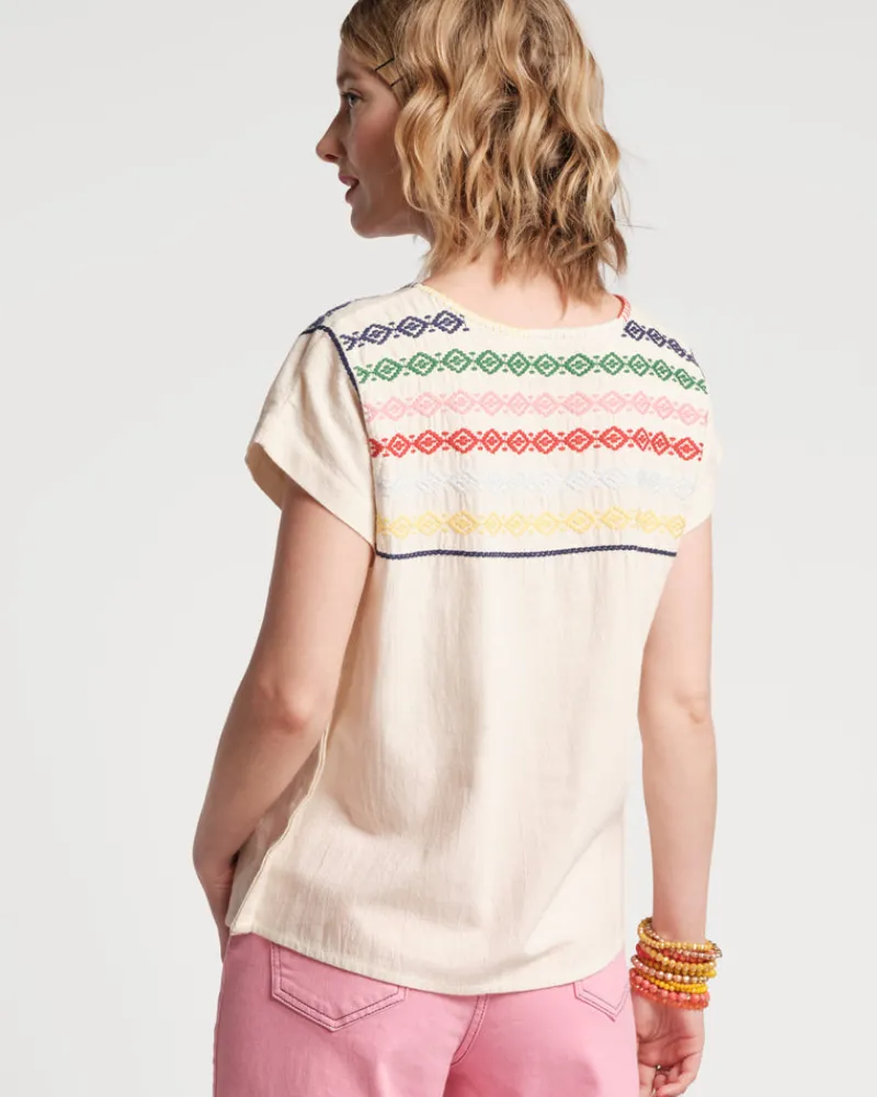 Frances Valentine Lorna Embroidered Top> Tops