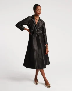Frances Valentine Lucille Dupioni Wrap Dress> Dresses