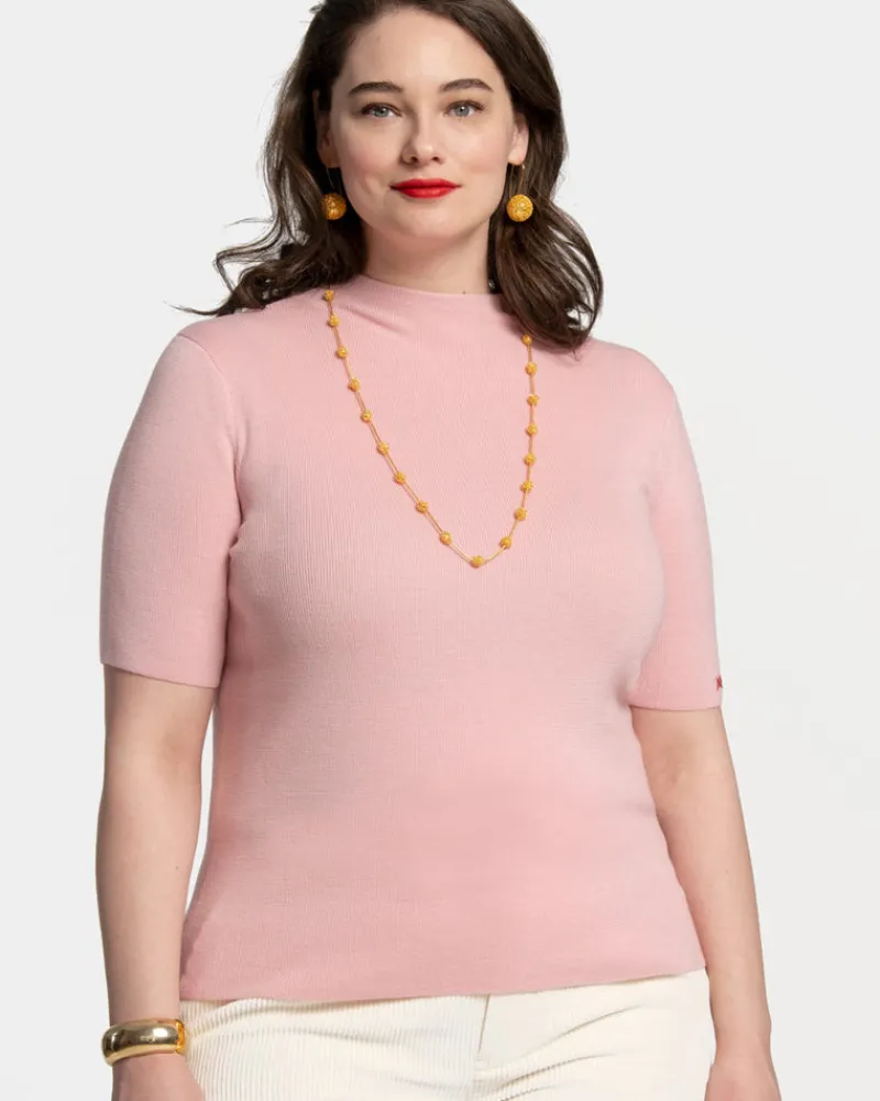 Frances Valentine Marie Merino Mock Neck> Tops