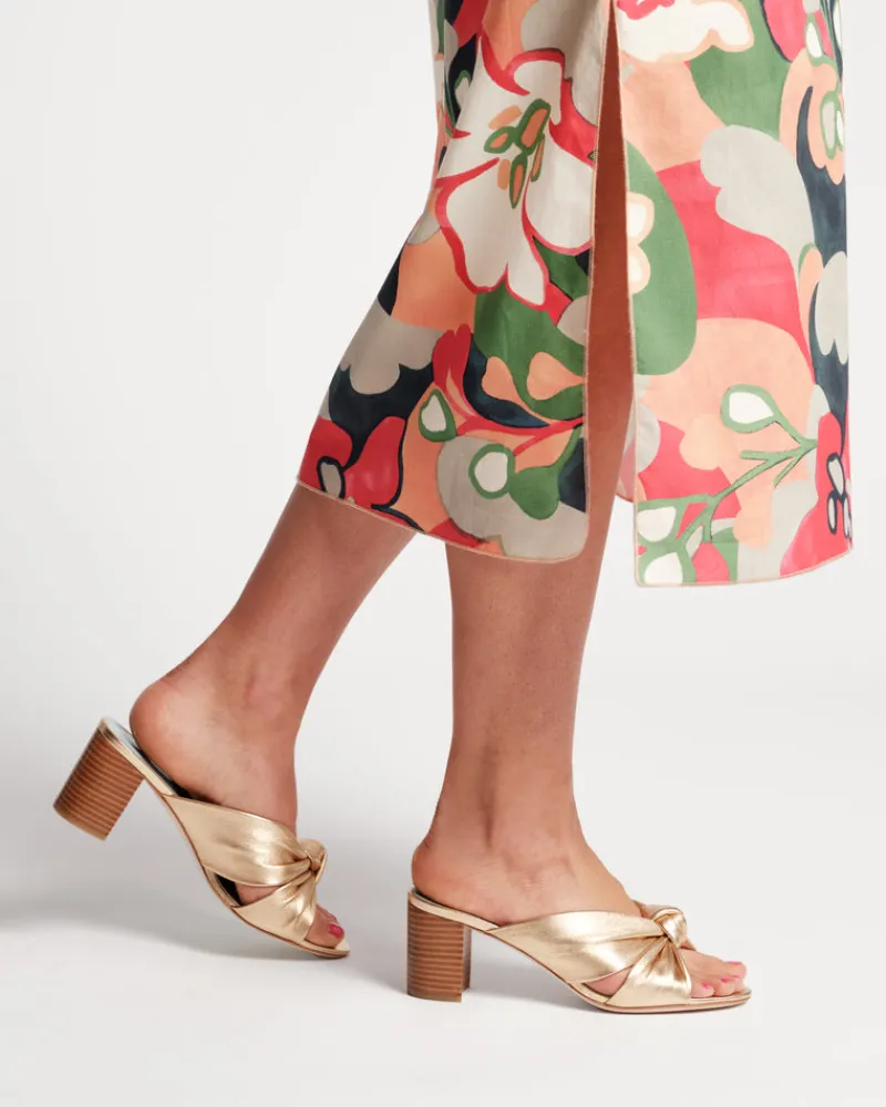 Frances Valentine Mollie Slide Heel> Heels | Sandals