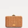 Frances Valentine Paige Wicker Clutch> Evening Bags | Basket Bags