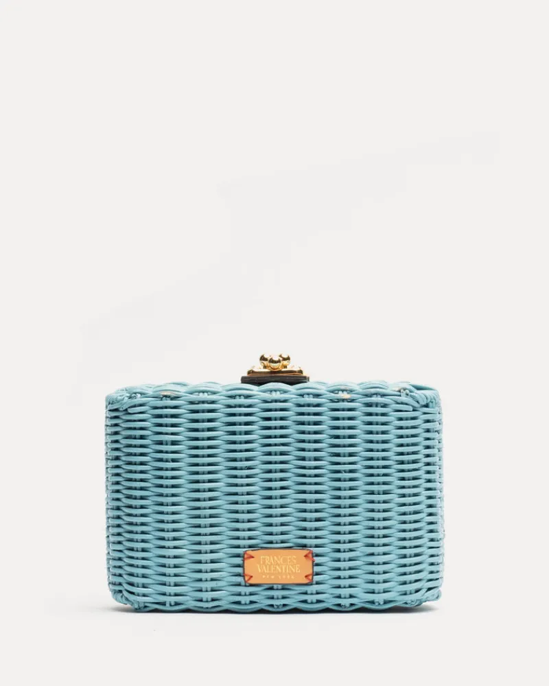 Frances Valentine Paige Wicker Clutch> Evening Bags | Basket Bags