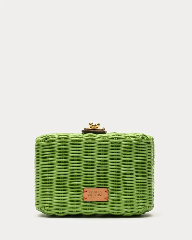 Frances Valentine Paige Wicker Clutch> Evening Bags | Basket Bags