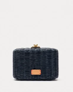 Frances Valentine Paige Wicker Clutch> Evening Bags | Basket Bags