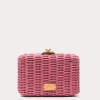 Frances Valentine Paige Wicker Clutch> Evening Bags | Basket Bags