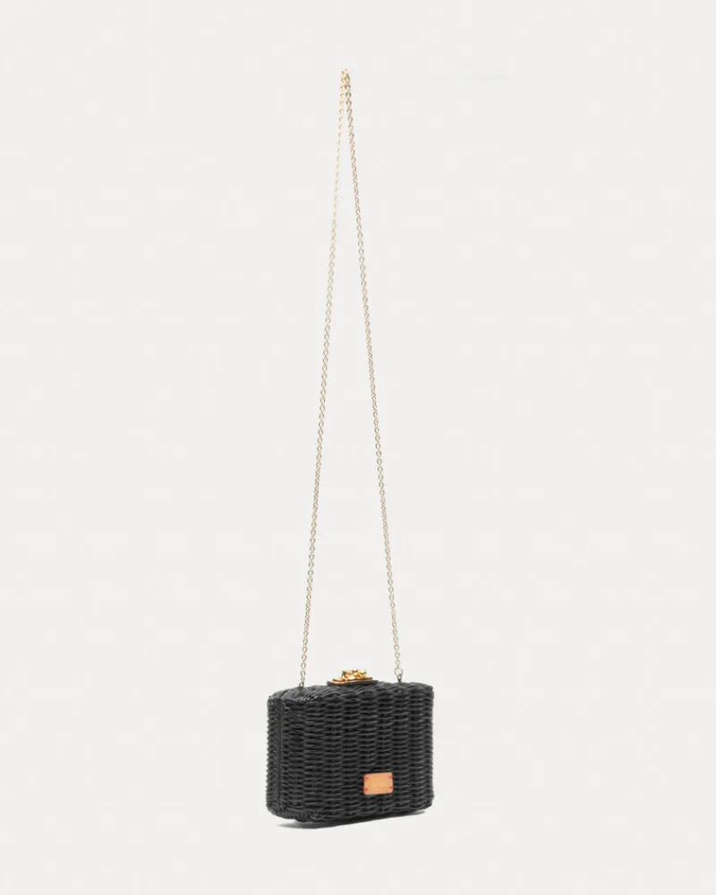 Frances Valentine Paige Wicker Clutch> Evening Bags | Basket Bags