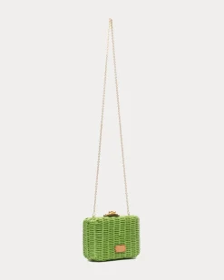 Frances Valentine Paige Wicker Clutch><noscript><img width=