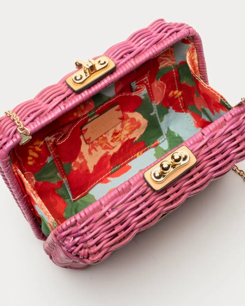 Frances Valentine Paige Wicker Clutch> Evening Bags | Basket Bags